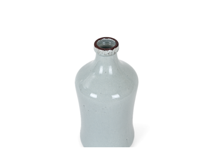 Astbury vase large flax blue_detail