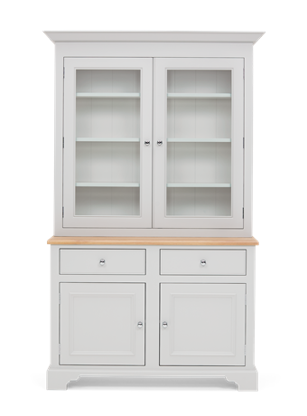 Chichester 4ft Glazed Rack Dresser Top Front