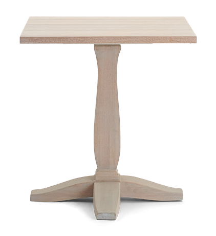 Harrogate 75 Table_Oak Top_Front