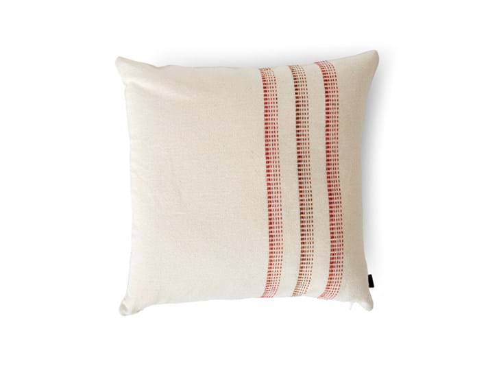 Elland 45x45cm, Burnt sienna stripe_top