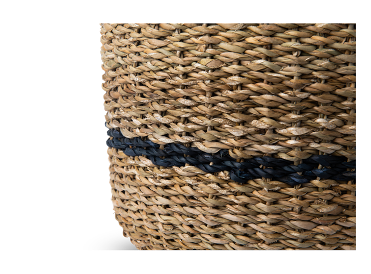 Redford log basket, small, detail