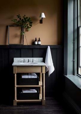 Edinburgh Washstand with Mustard Front View