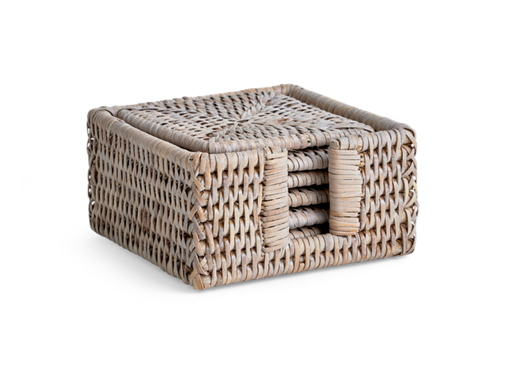 Ashcroft Square Coasters Set of 6_Stack Closed