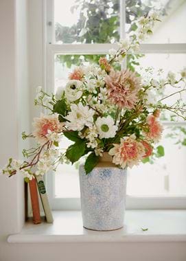 Dahlia & Apple Blossom Bouquet 02