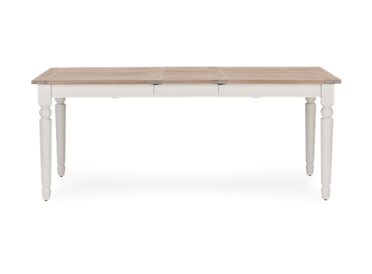 Suffolk 150-230 Extending Table_Silver Birch_FrontExtended 2