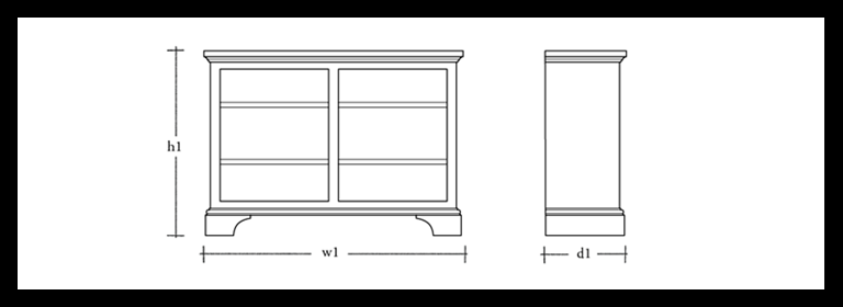 Henley 4ft Wine Rack Bookcase