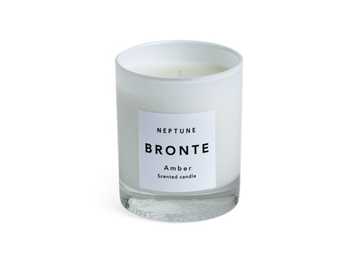 Bronte Amber Scented Candle, White
