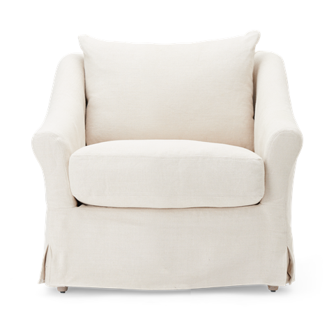 Long Island Armchair Pale Oat_Front
