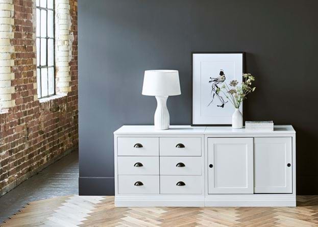 Chawton Double Sideboard - Snow