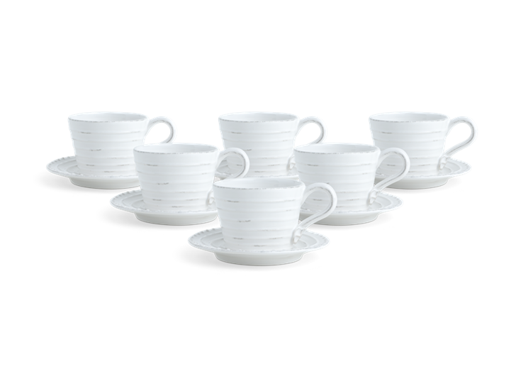 Bowsley Cup and Saucer Set of 6