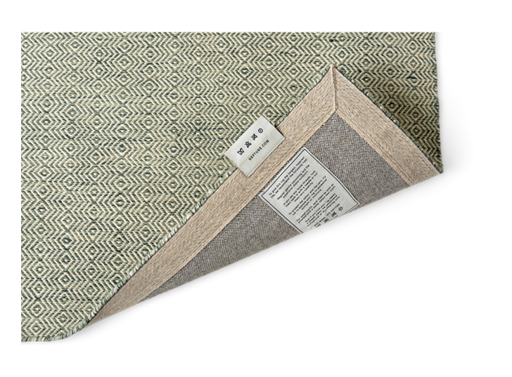 Naunton rug 70x240 teal_detail 2