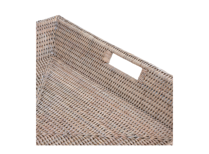 Ashcroft Square Tray Medium Silver Reed_Detail 1