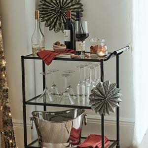 CHRISTMAS_SCANDI DINING_CONISTON DRINKS TROLLEY