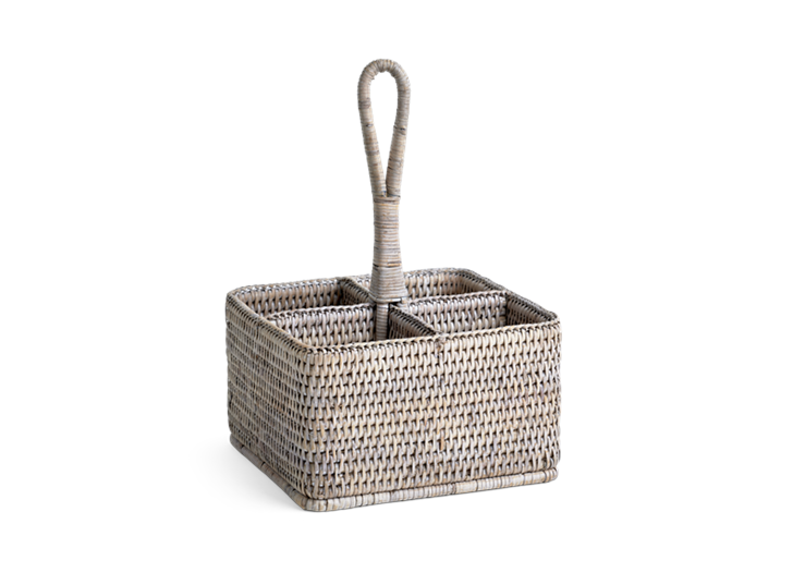 Ashcroft Cutlery and Condiment Basket_3Quarter