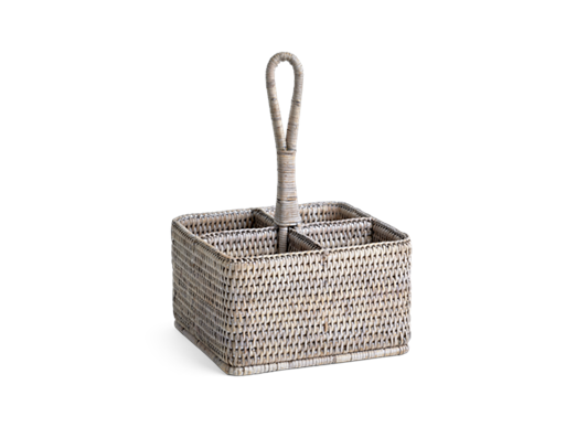 Ashcroft Cutlery and Condiment Basket_3Quarter