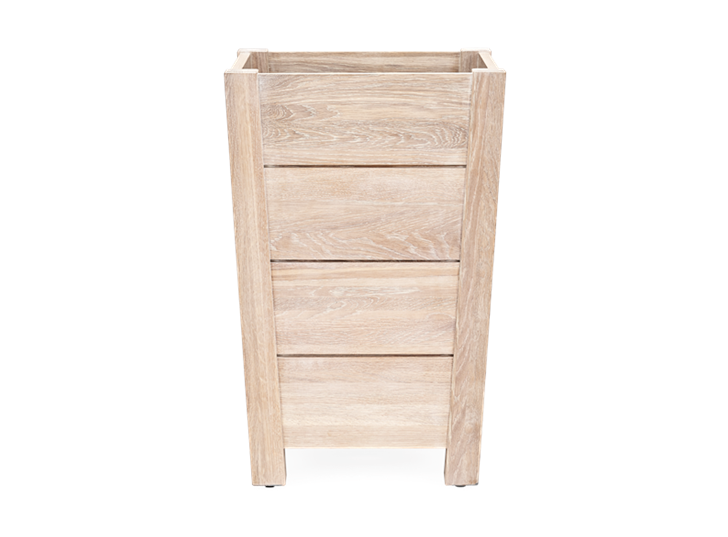 Bibury 70 Tall Planter_Oak_Front