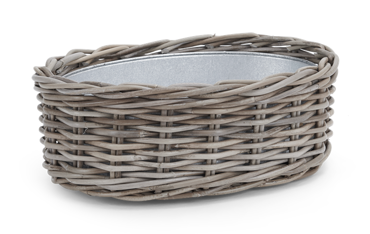 Littleton Oval Zinc Lined Basket