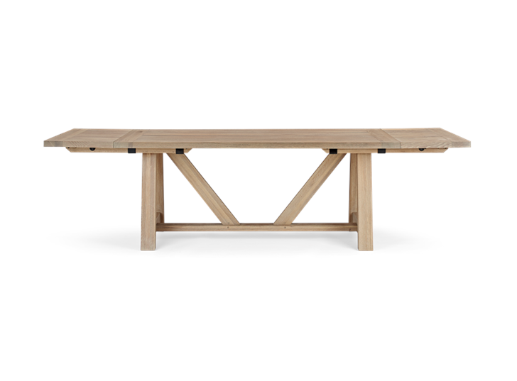 Arundel 184-274 Ext Table_Natural Oak_FrontExtended