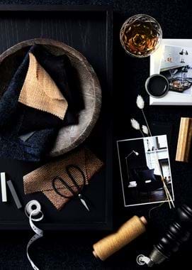 Ink living moodboard