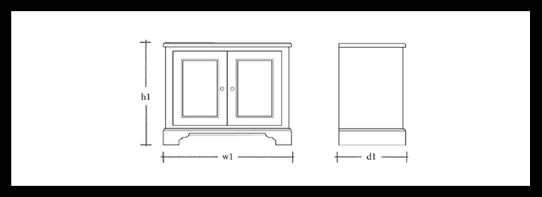Chichester 3ft Bookcase base