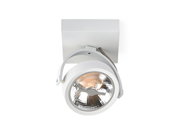 AR111 Surface Mounted Fixtute Single White 1