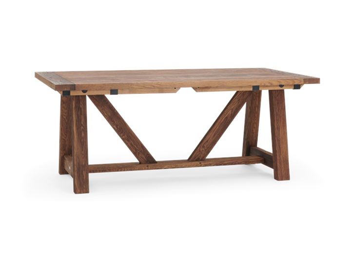 Arundel_Extending Table_Dark Oak_3Quarter_Not Extended
