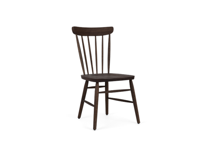 Wardley dining chair, darkened oak, 3quarter copy