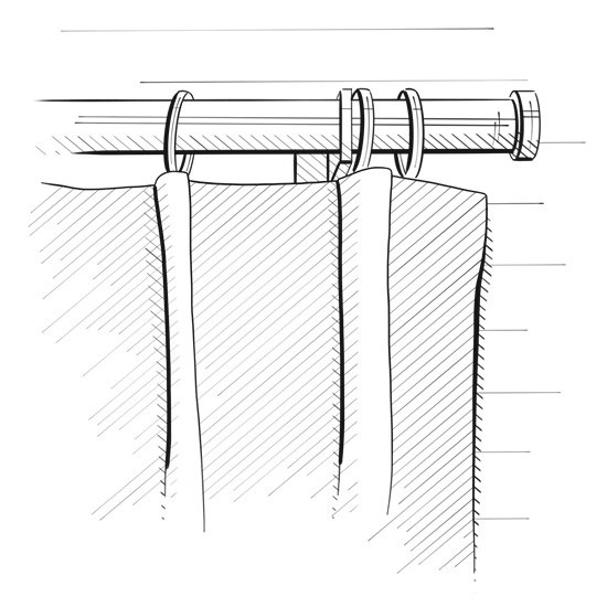 Crosshatch - Curtains Cartridge DETAIL