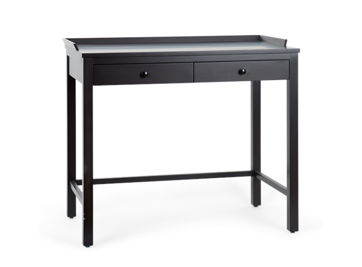 Aldwych dressing table Painted warm black_3quarter