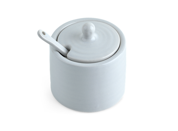 Lewes Spice Pot with Spoon Grey_Top