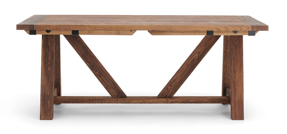 Arundel_Extending Table_Dark Oak_Front_Not Extended