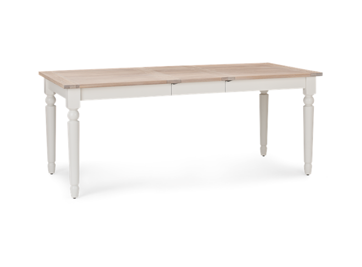 Suffolk 150-230 Extending Table_Silver Birch_3Quarter