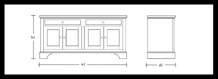 Henley TV Cabinet 5ft