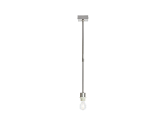 Hughes Single Pendent Nickel 0