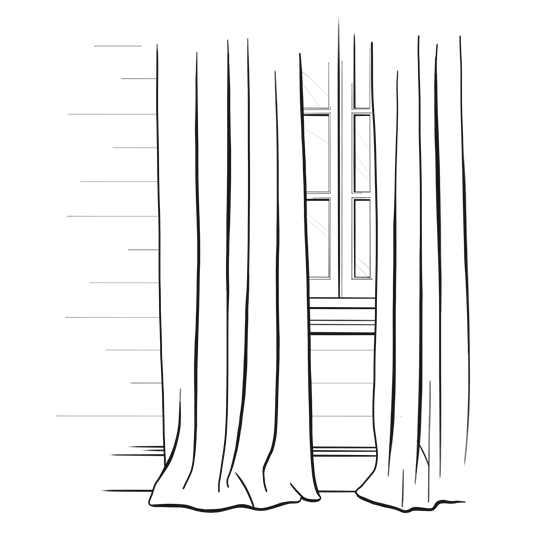 Crosshatch - Curtains Plain