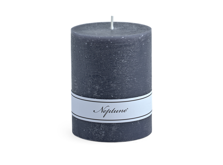 Blyton Charcoal 7x9 Pillar Candle
