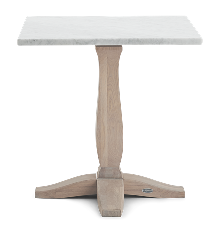 Harrogate 75 Square Table_Marble Top_Front