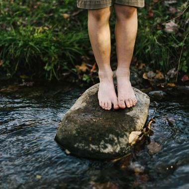 Barefoot walking