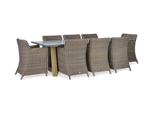 Stanway Bluestone and Stanway Dining chair set