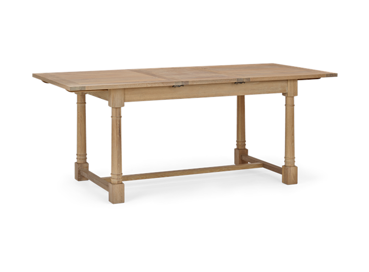 Edinburgh 150-240 Extending Table_Dark Vintage Oak_3Quarter