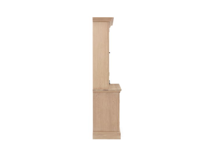 Henley 4ft Glazed Oak Dresser Top Side