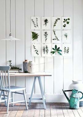 Botanical installation with Wardley chair
