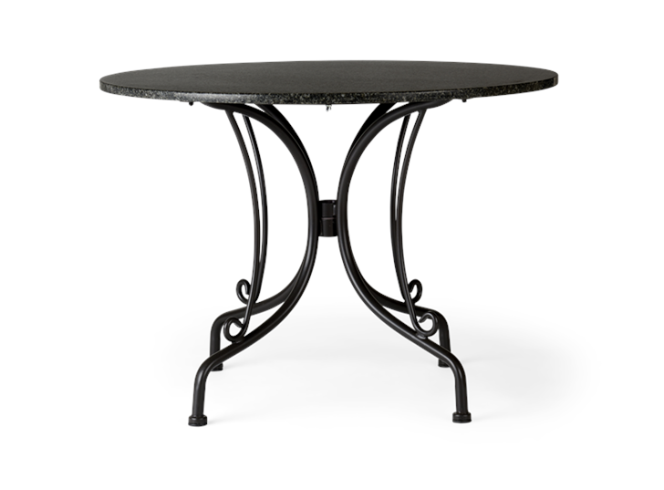 Boscombe 2 Seater Table, Black _ Granite_front
