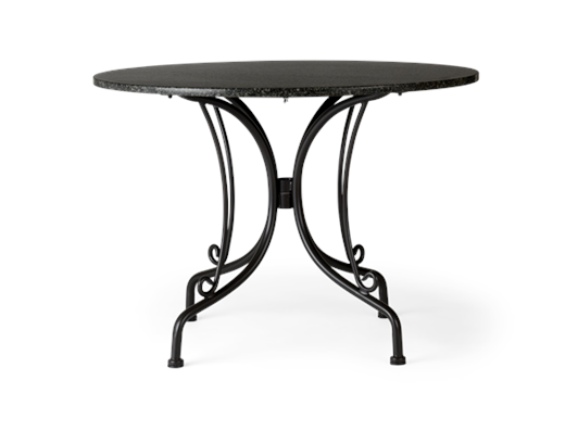 Boscombe 2 Seater Table, Black _ Granite_front