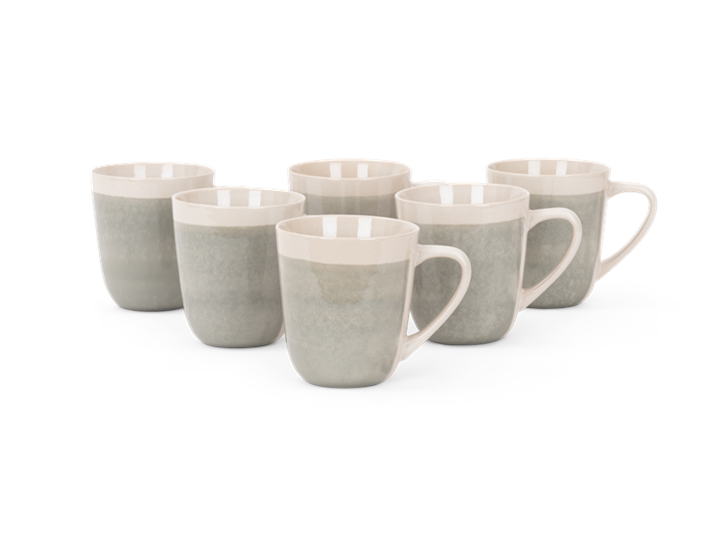 Lulworth mug 370ml, off white, 6 stack-2 copy