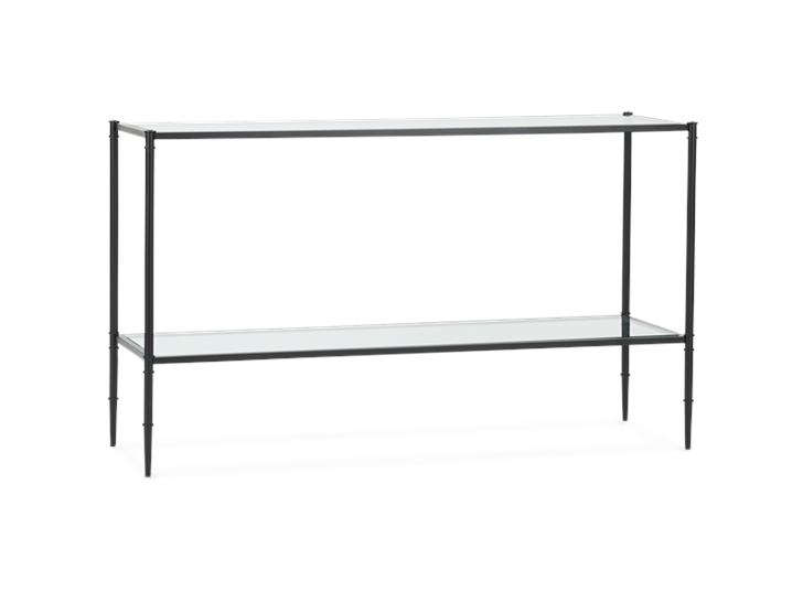 Coniston 120 Rectangular Console Table Black Bronze_3Quarter