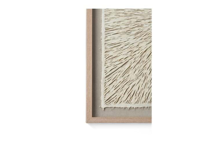 Overton paper art, square, corner