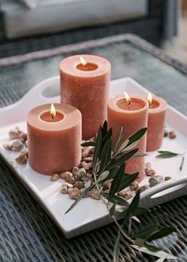 Blyton Candle Burnt Sienna 01