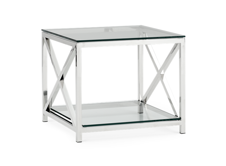Manhattan 60 Square Lamp Table 3quarter