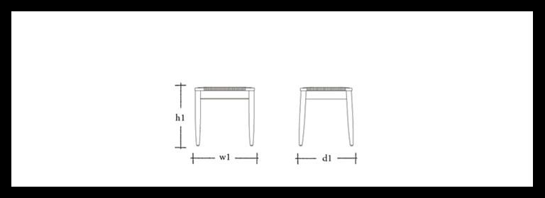 Wycombe stool_Dims